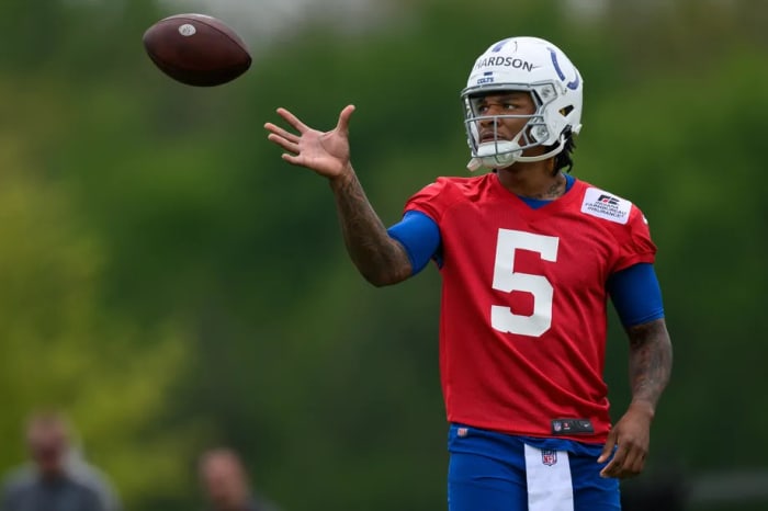 Indianapolis Colts rookie quarterback Anthony Richardson.